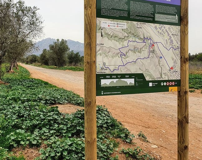 Imatge pels mitjans: PANELLS INFORMATIUS DELS SENDERS I CAMINS DE L&#39;ENTORN (Proposta de PPA)